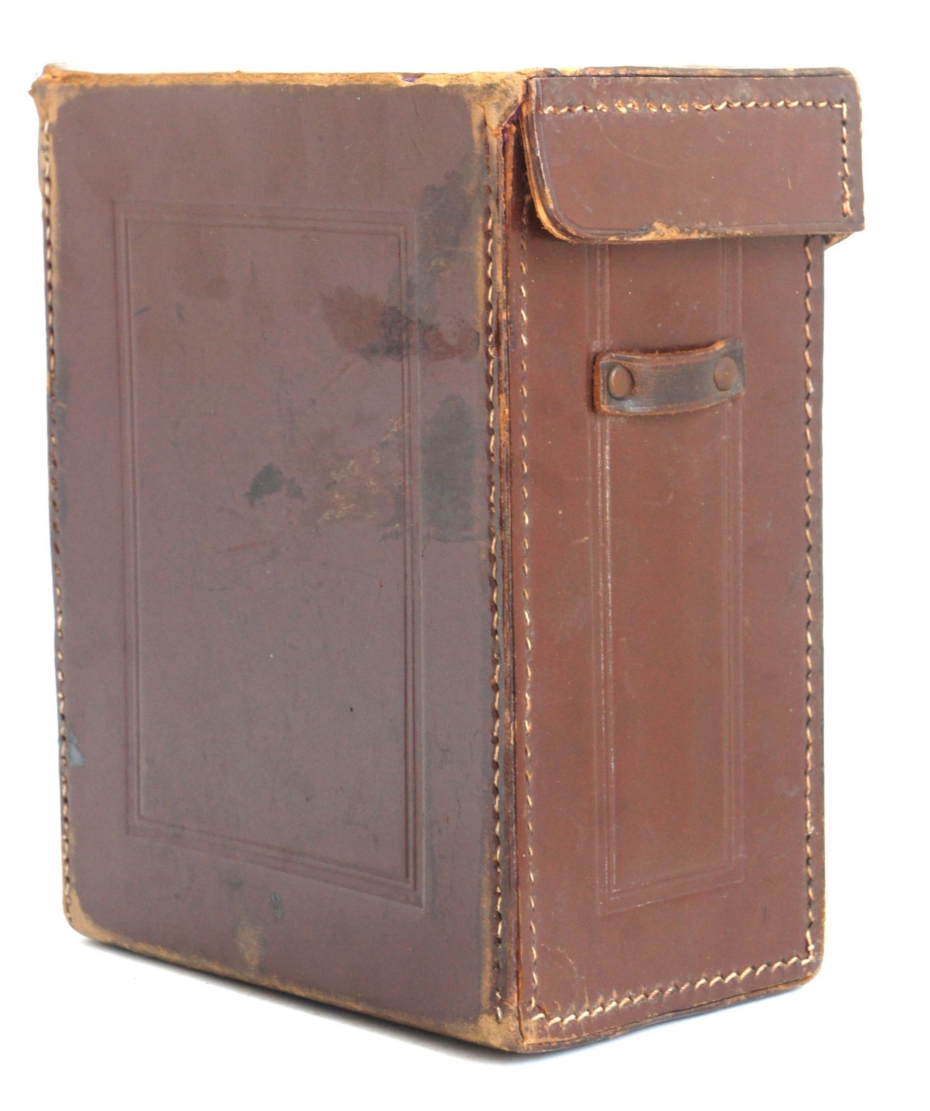 Antique Leather Camera Case 9×12 Velvet Lined for Zeiss Ikon Voigtlander ICA