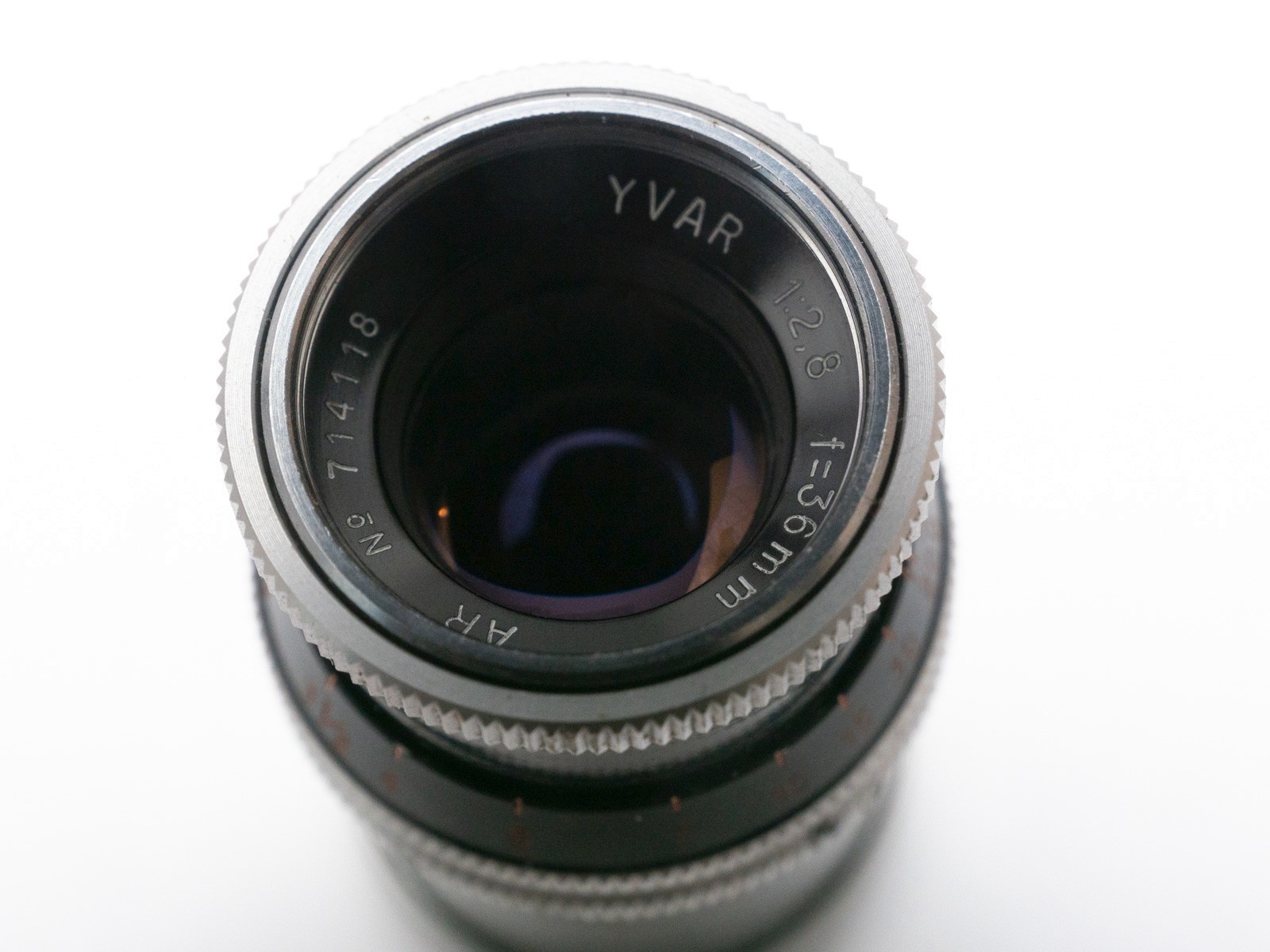 Kern Paillard Yvar 36mm f/2.8 lens D mount Bolex Read