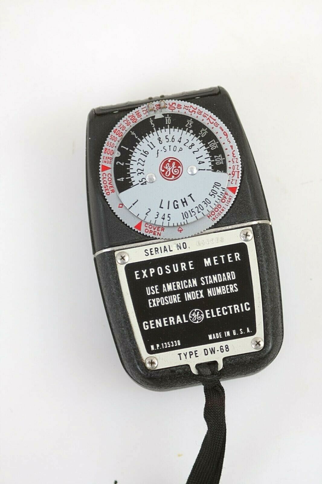 Vintage GE Exposure Meter Type DW-68