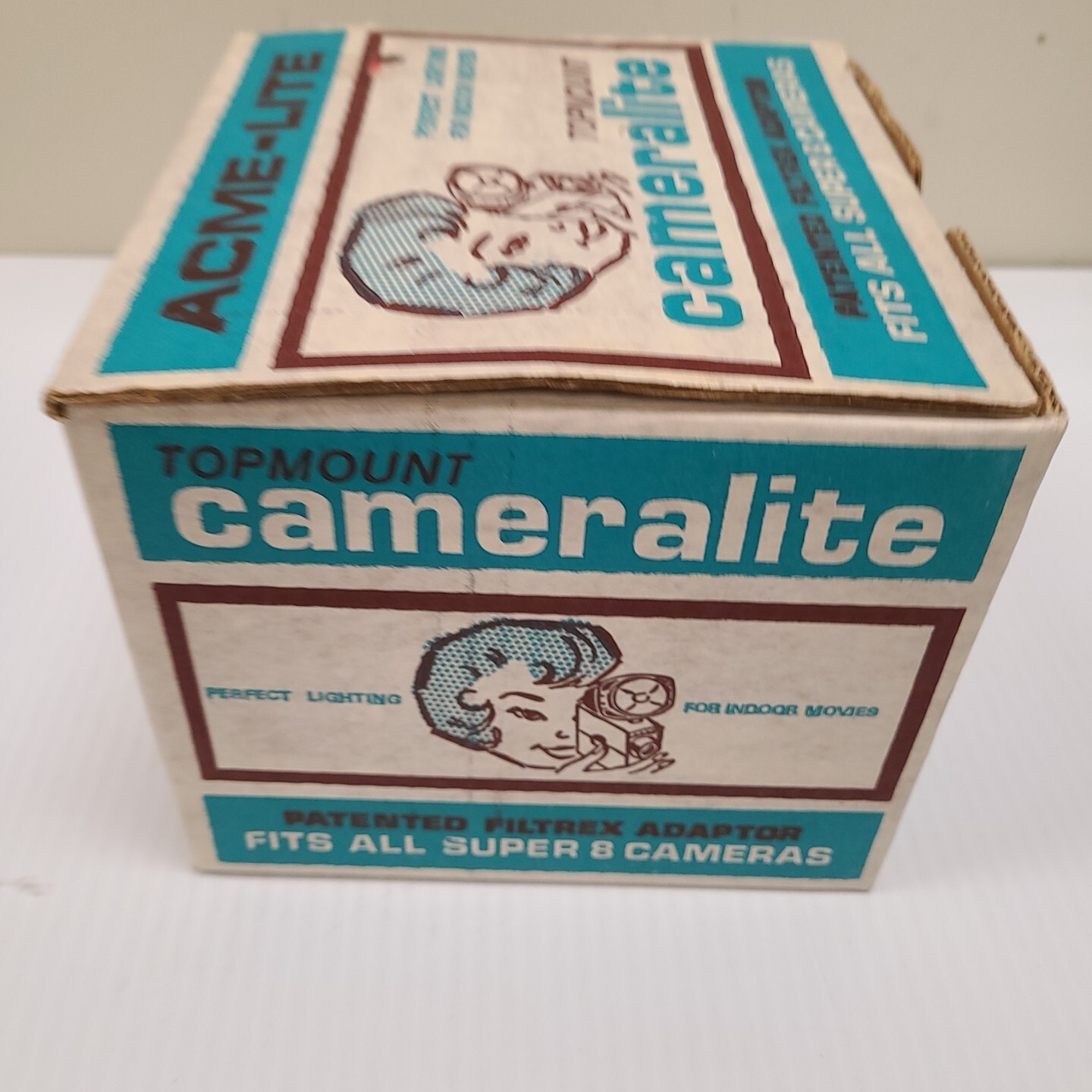 Acme Lite Cameralite Model 96 For Super 8 Cameras With Original Box
