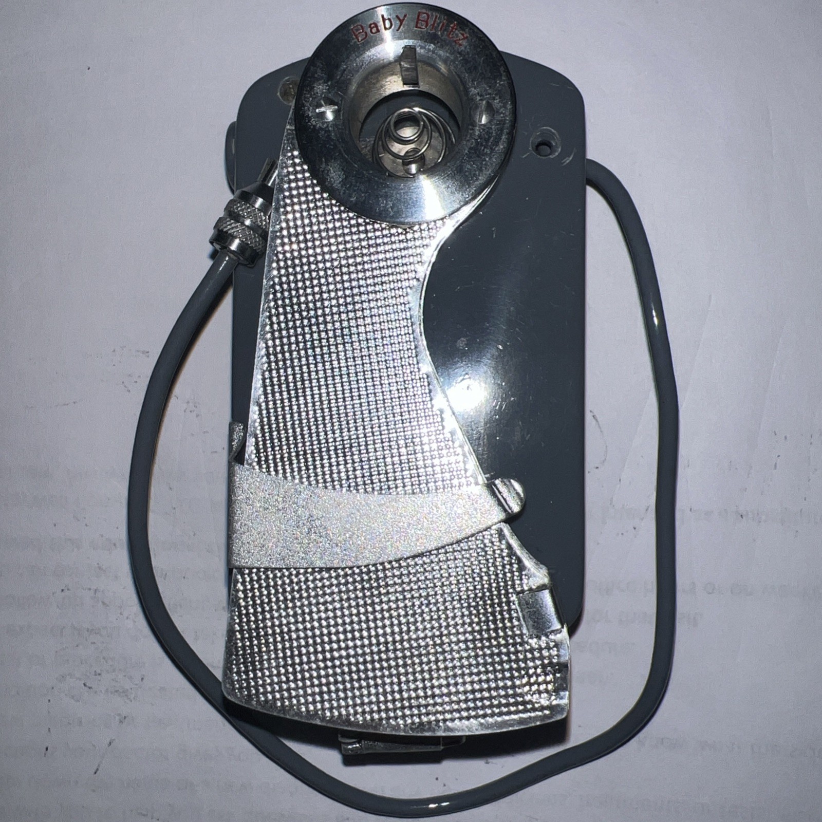 Vintage Camera Fan Flash Baby Blitz Pocket Fan Flash San-ei Sangyo Not Tested