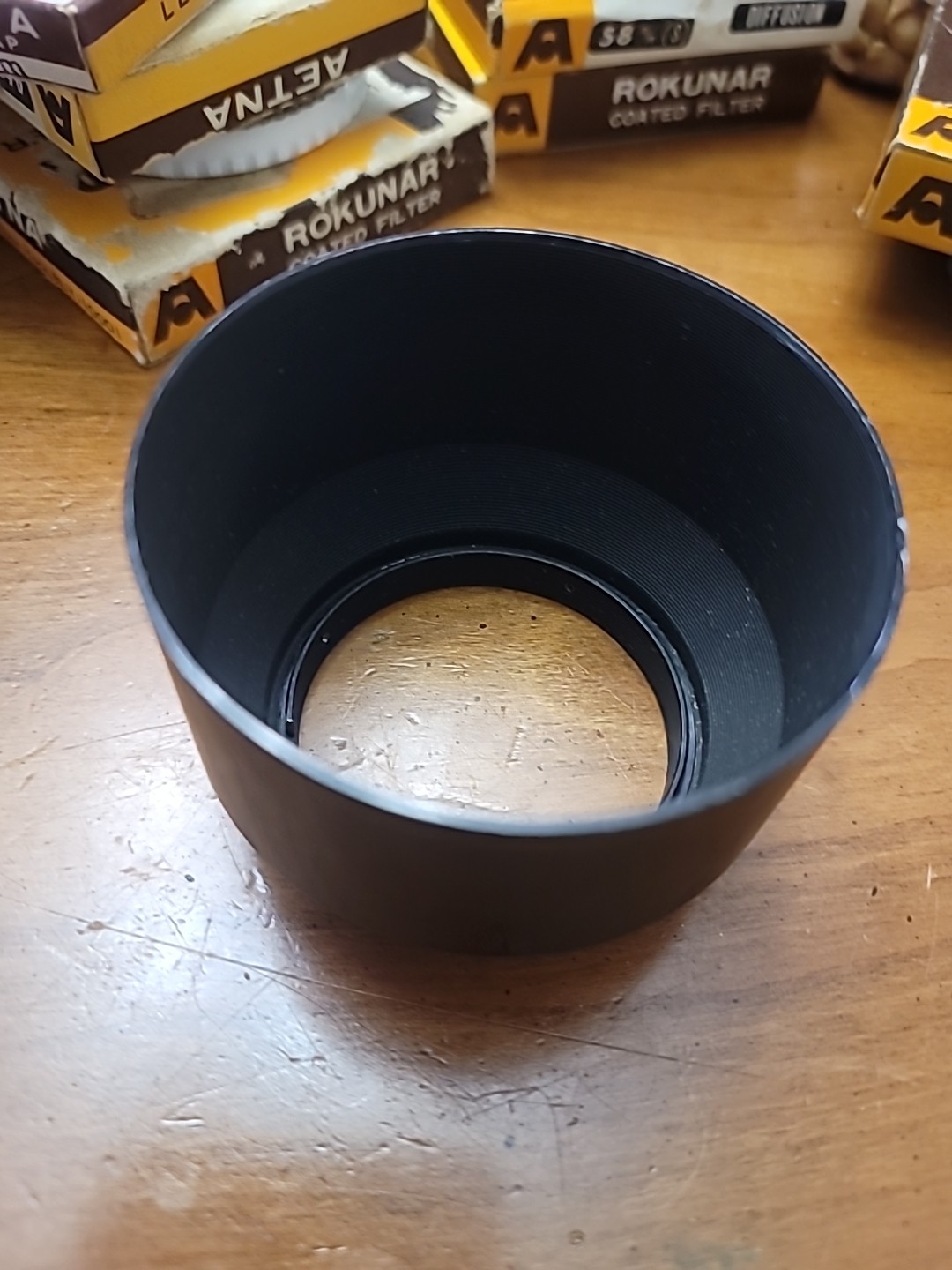 Nikkor 135mm f/3.5 Camera Lens Hood 105/ 2.5. Used