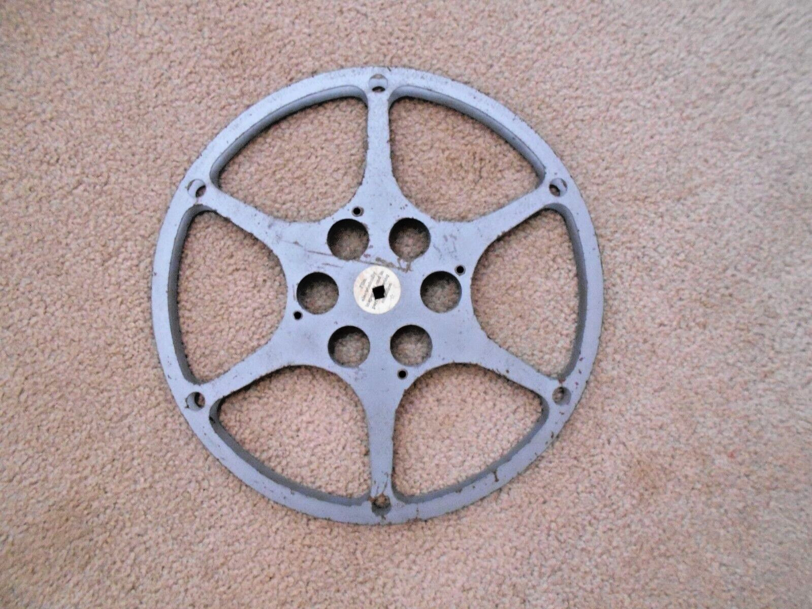 Empty Gray Metal 1200 ft. Reel in Can