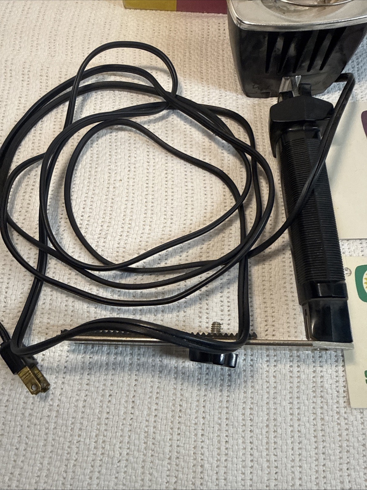 SYLVANIA SUN GUN II SG-55 Movie Lighting 1960s Vintage TESTED WORKS