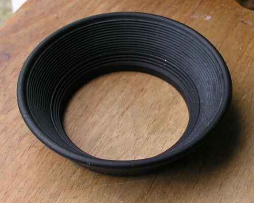 Olympus OM OEM rubber lens hood for 28mm f/2.8 3.5