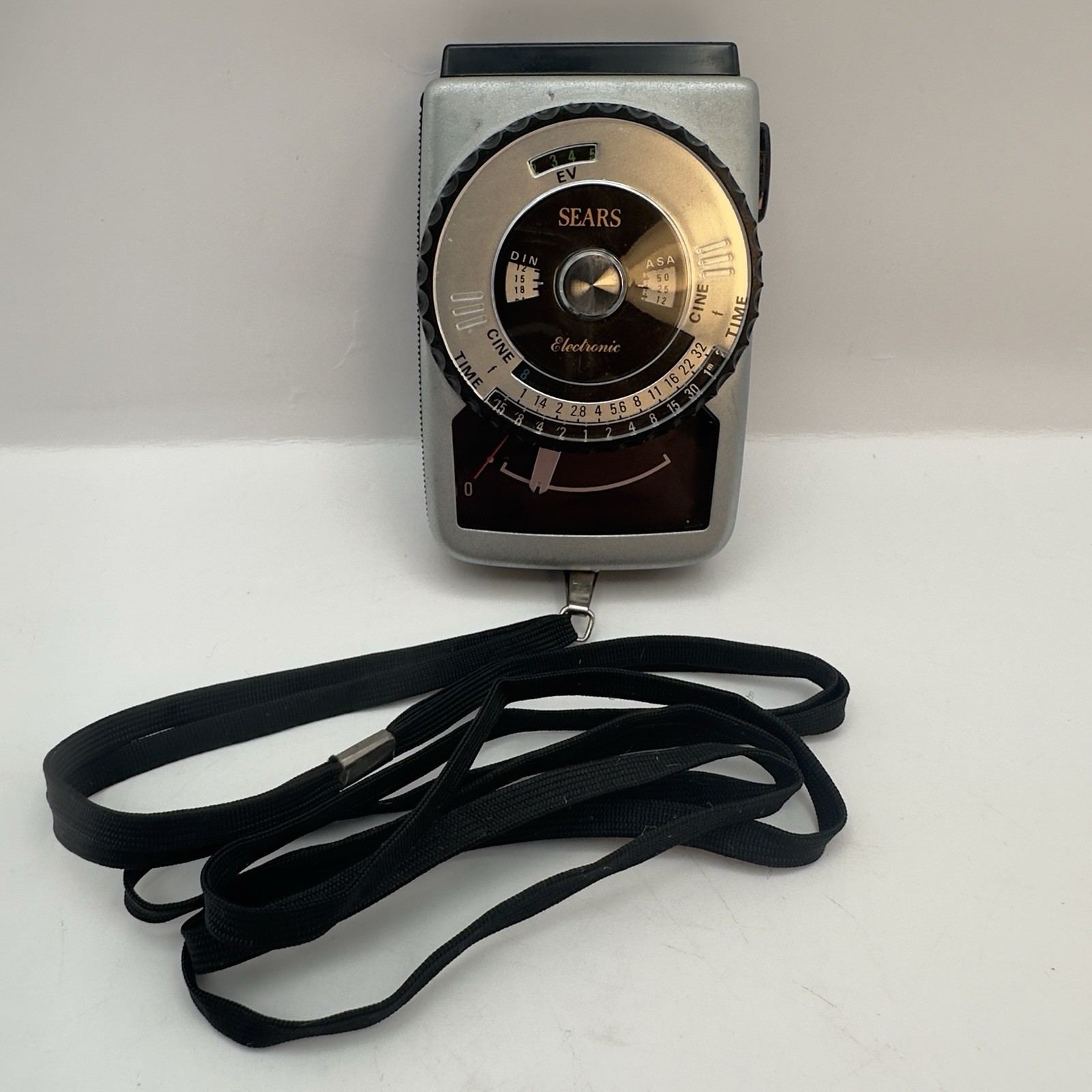 Vintage Light Meter Sears Electronic Camera Movie & Photo w/ Leather Case Japan