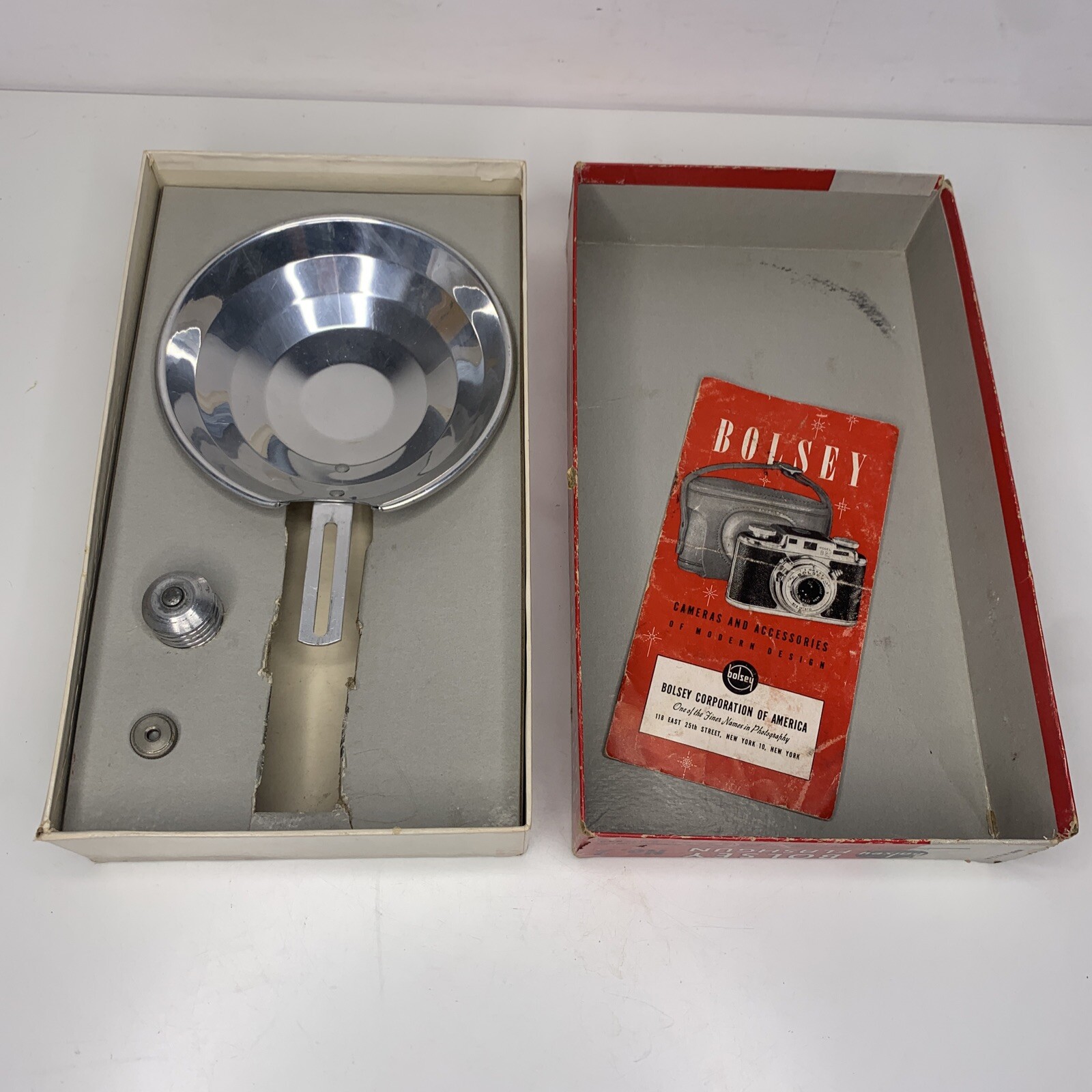 Vintage Bolsey No. 2 Flashgun Flash for 35mm ONLY 3 PARTS SEE DESCRPT Free Ship