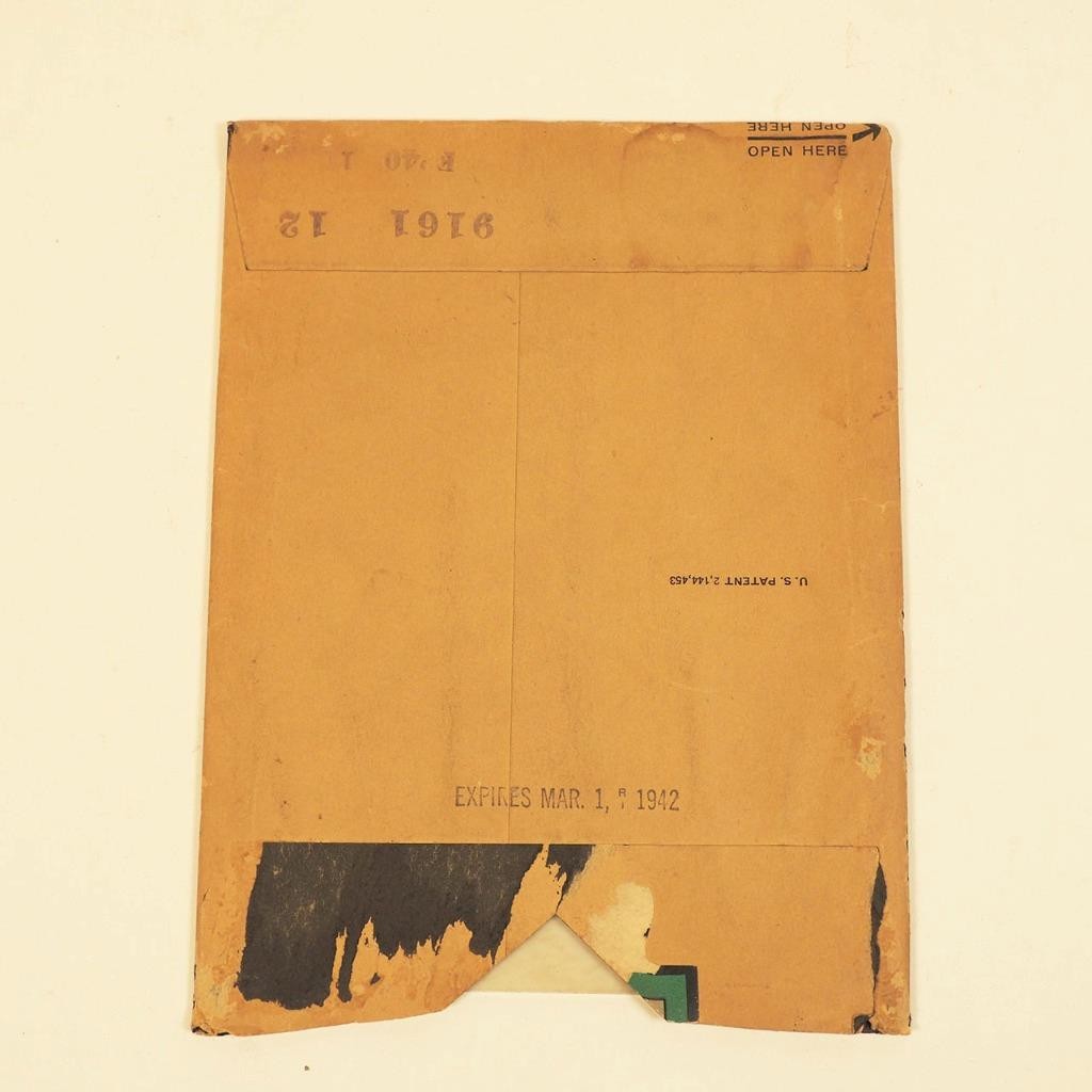 Kodak Sensitized Paper Envelope Advertising Design 1942