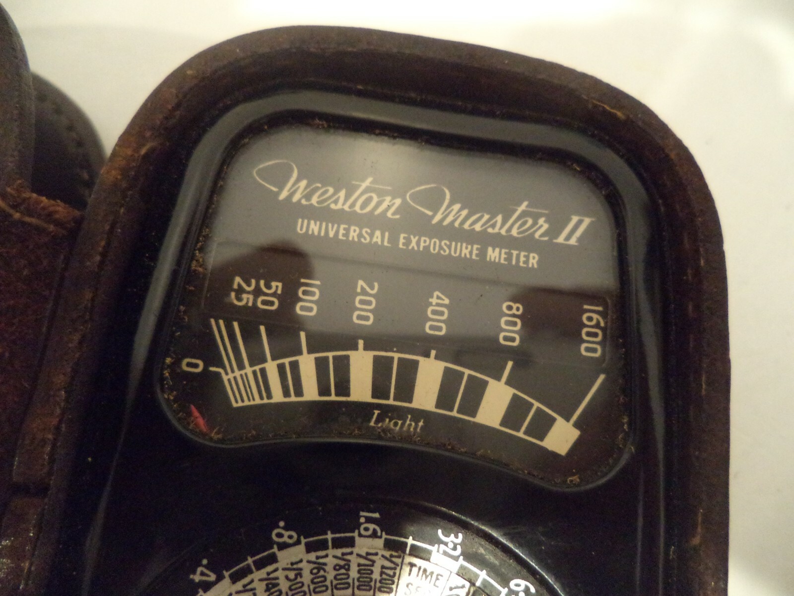 VINTAGE WESTON MASTER II WESTERN ELEC.INST.CORP UNIVERSAL EXPOSURE METER +CASE