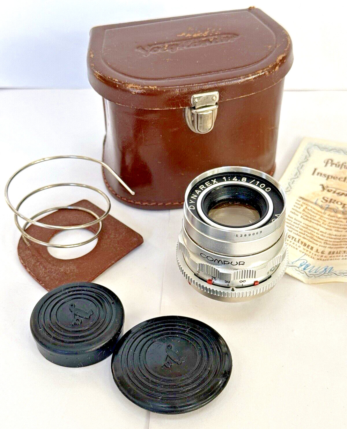 Voigtlander Dynarex 1:4.8/100 Camera Lens Bessamatic Ultramatic