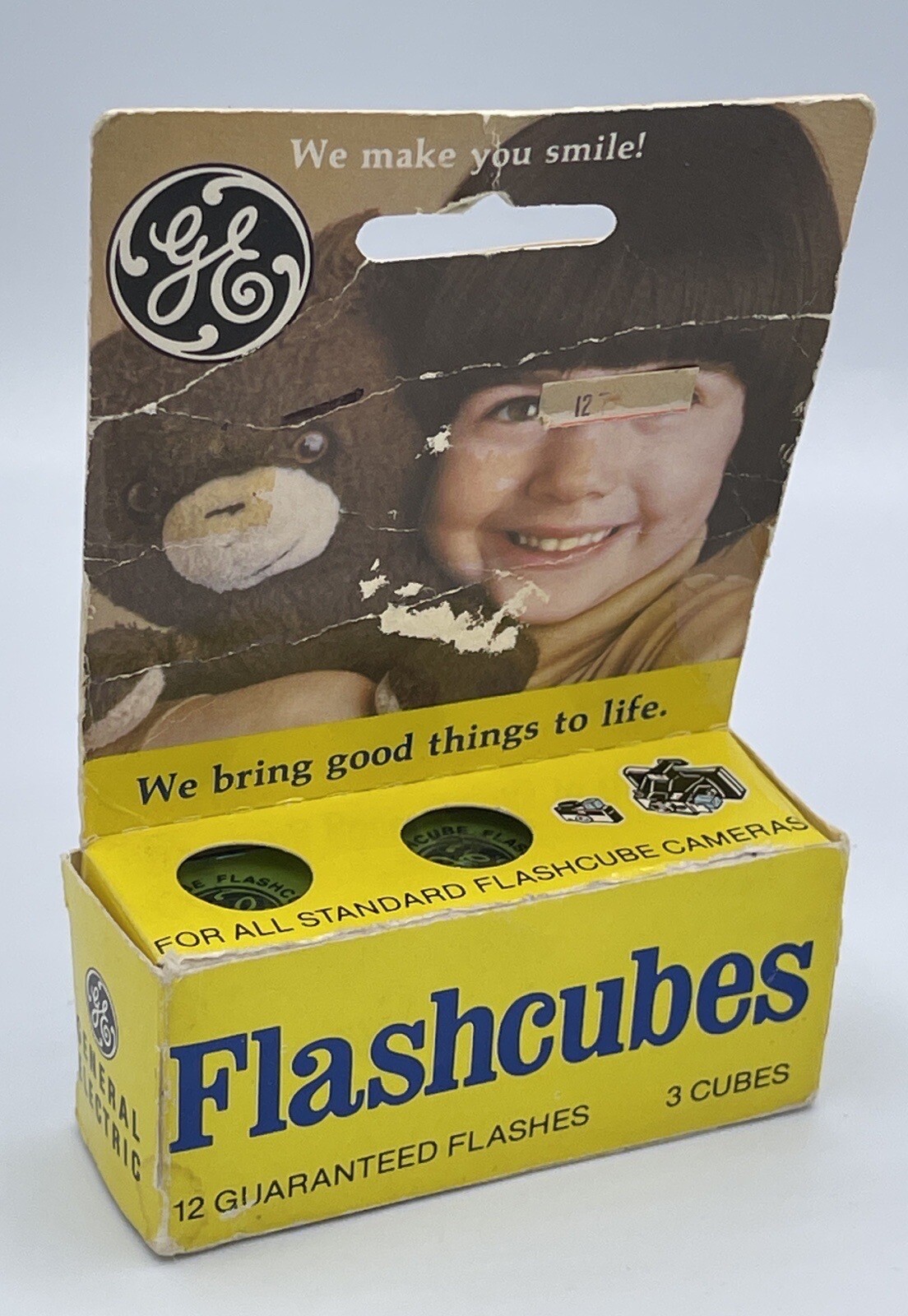 General Electric Flashcubes (Lot of 2) Pack of 3 Cubes 12 (x2) Flashes New NOS