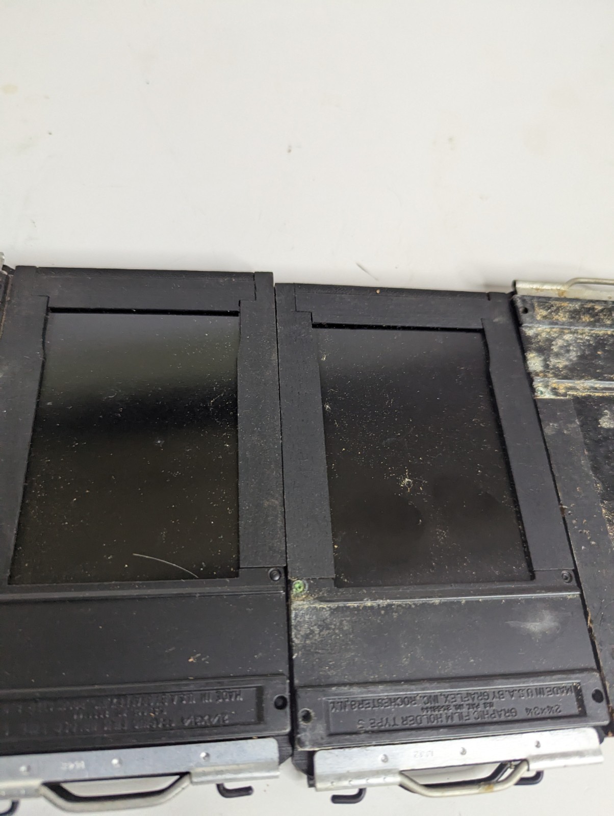 UNTESTED* Lot Of 4 – 2.25×3.25″ Wooden Graflex Graphic Film Holder Type 5