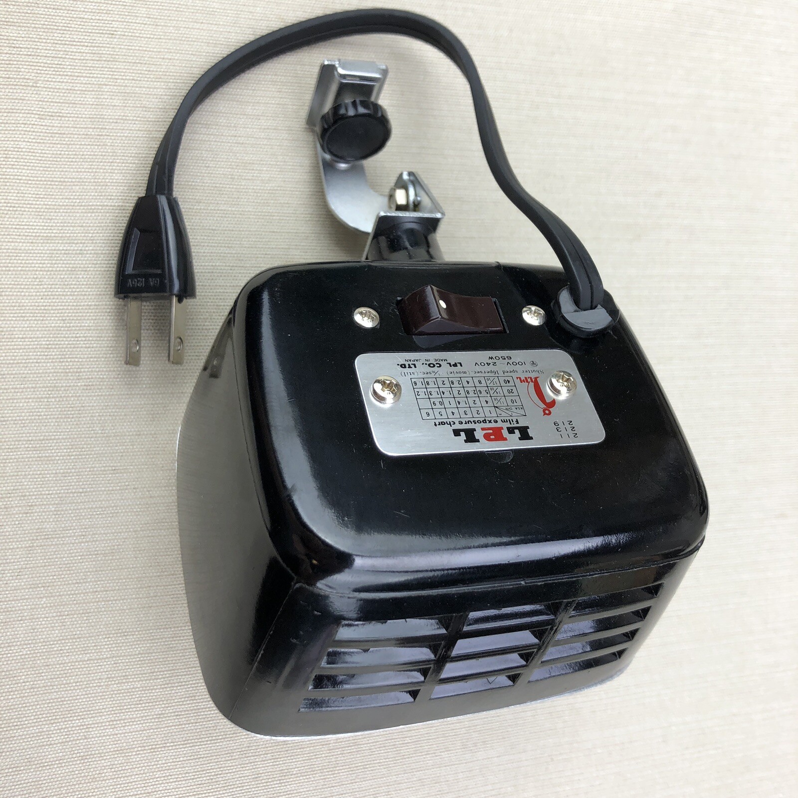 Iodine CINE LIGHT No 213 LPL Photo 120v 650w Tokyo Japan CineLight Video