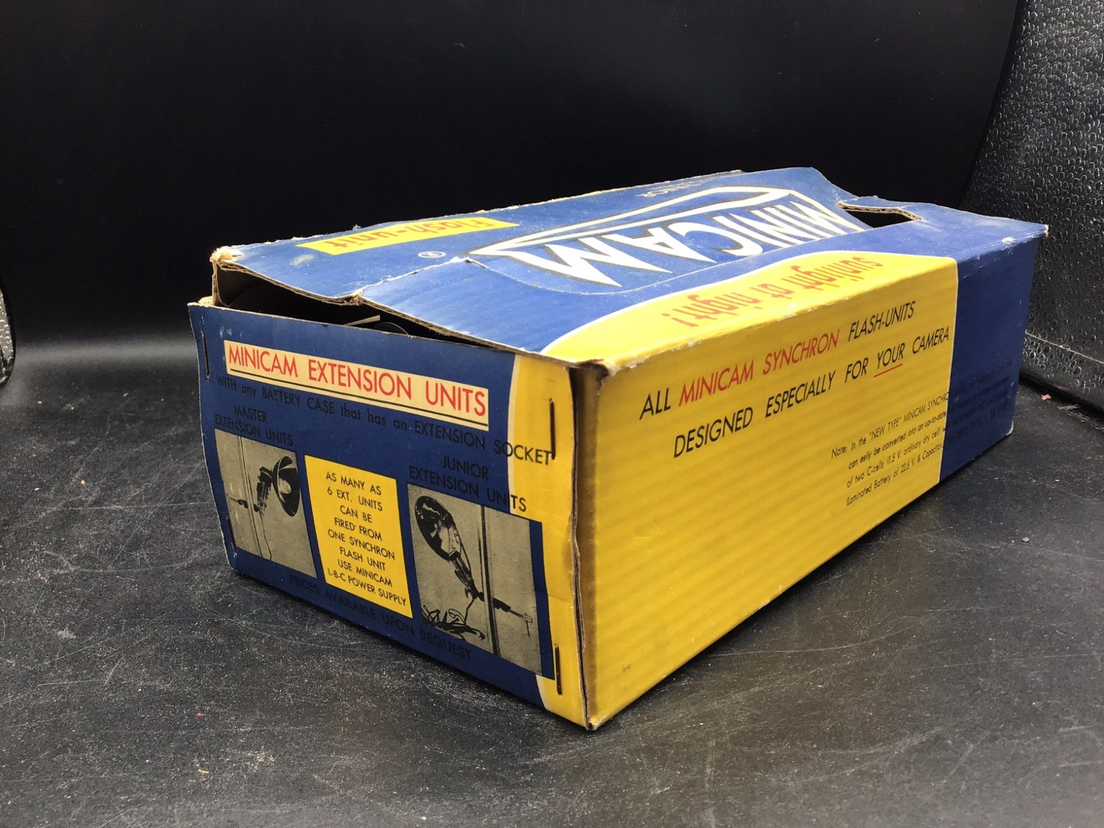 MINICAM SYNCHRON JUNIOR Flash-Unit 1950’s – in box