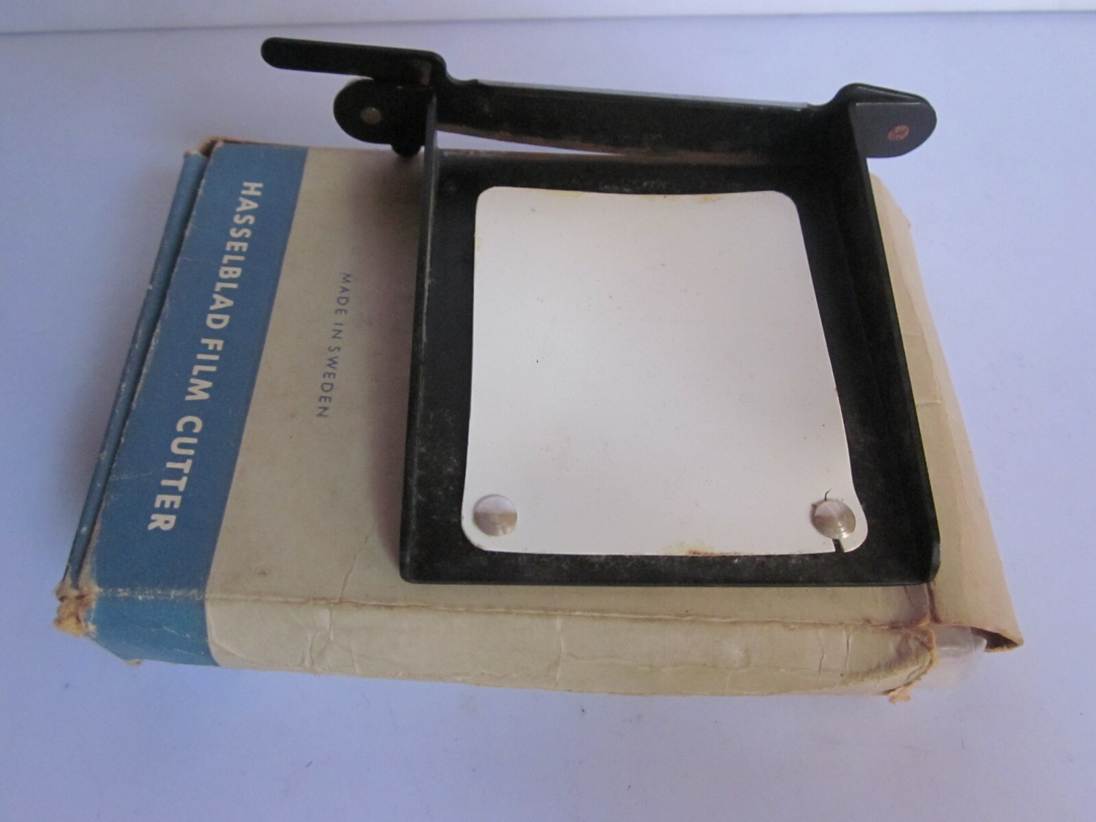 Hasselblad Negative Slide Film Cutter Earlier Compact Version in Box.Rare