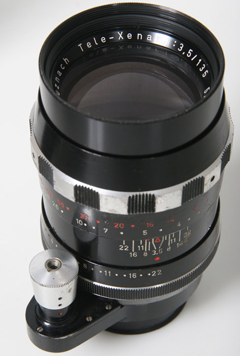 Schneider Tele-Xenar 135mm f/3.5 lens, Exakta Mount, original box