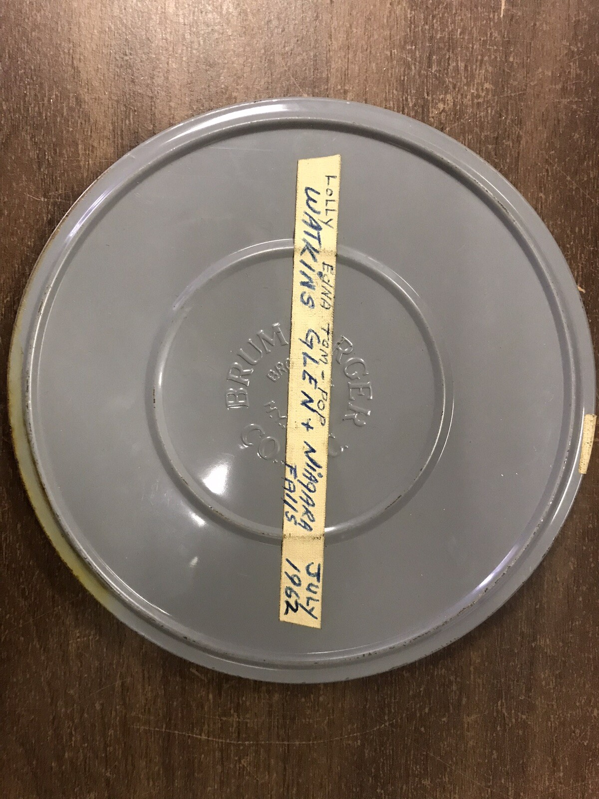 BRUMBURGER 8mm Film Canister With Take Up Reel 7inch Set Of (3)