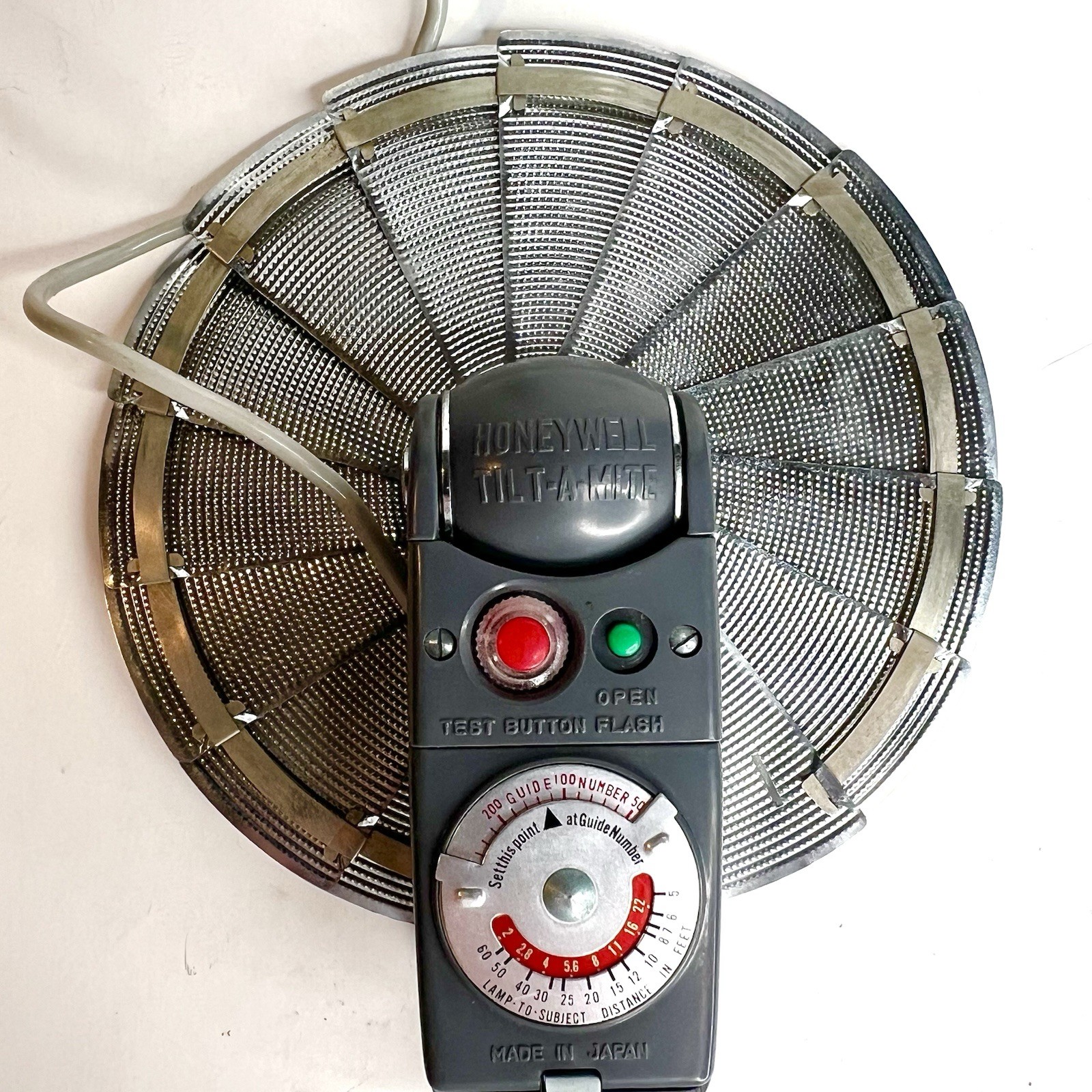 Vintage Honeywell Tilt-A-Mite Folding Fan Camera Flash with Case Vintage Honeywe