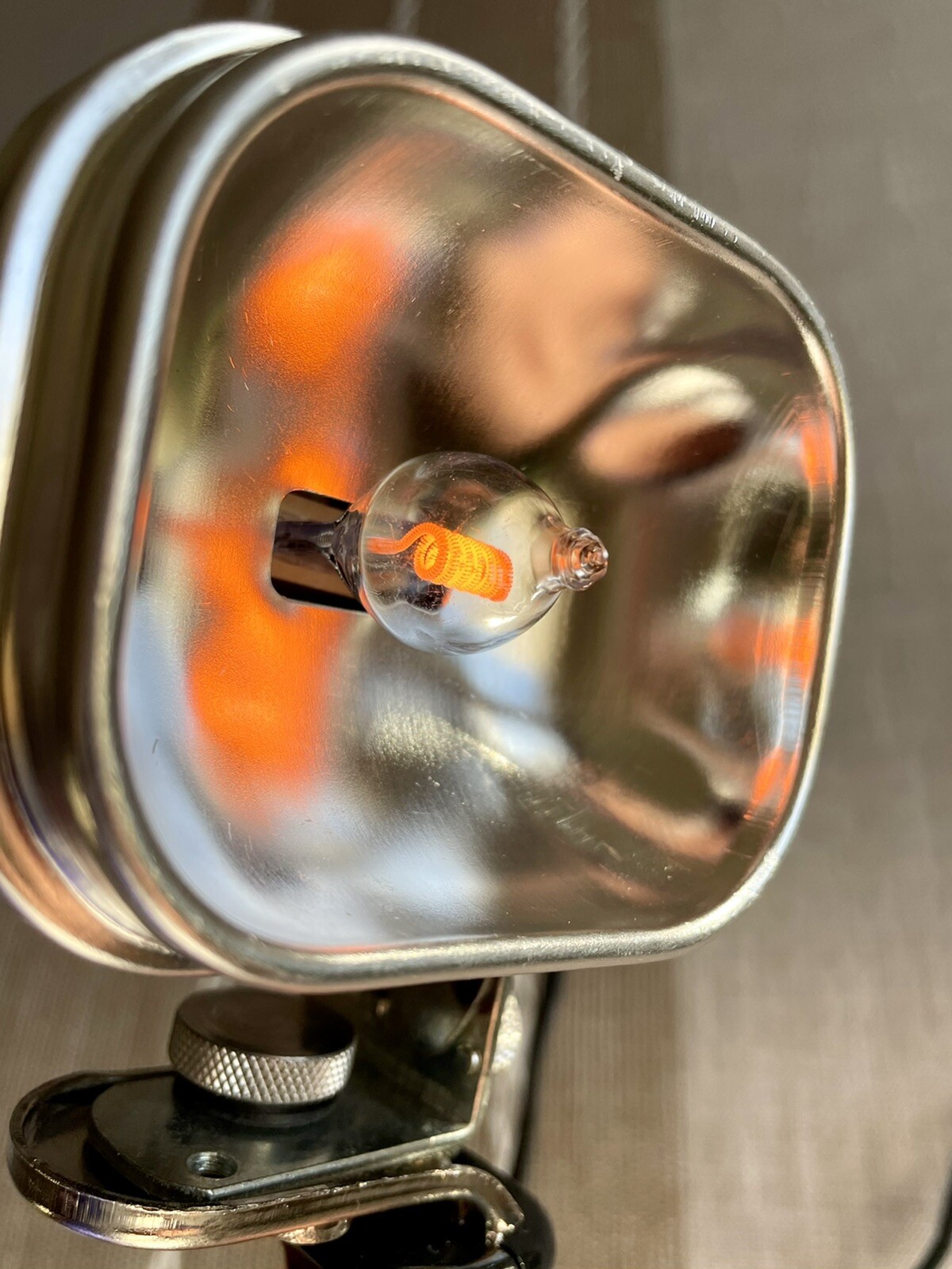 Vintage 1960s Cameralite Acme-Lite Movie Camera Light Super 8 Orig Bulb WORKS!