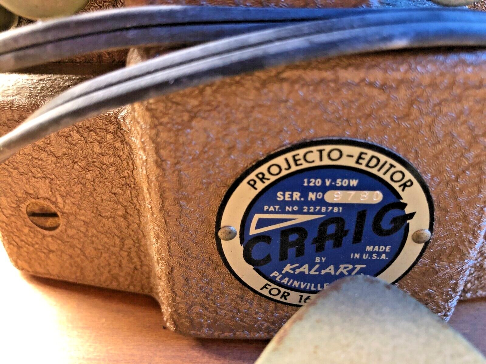 Vintage Craig Projecto Editor