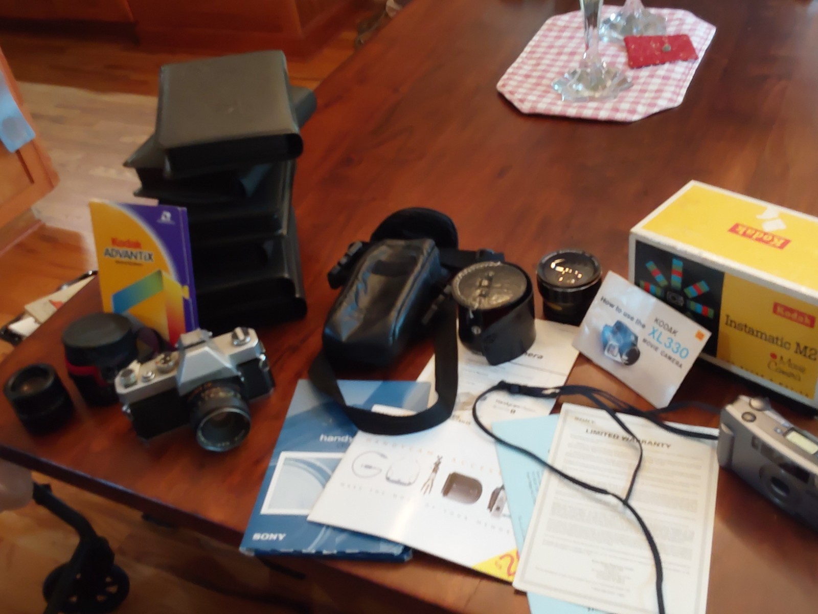 Lge Lot Vintage Unrelated Camera and Camera Accessories