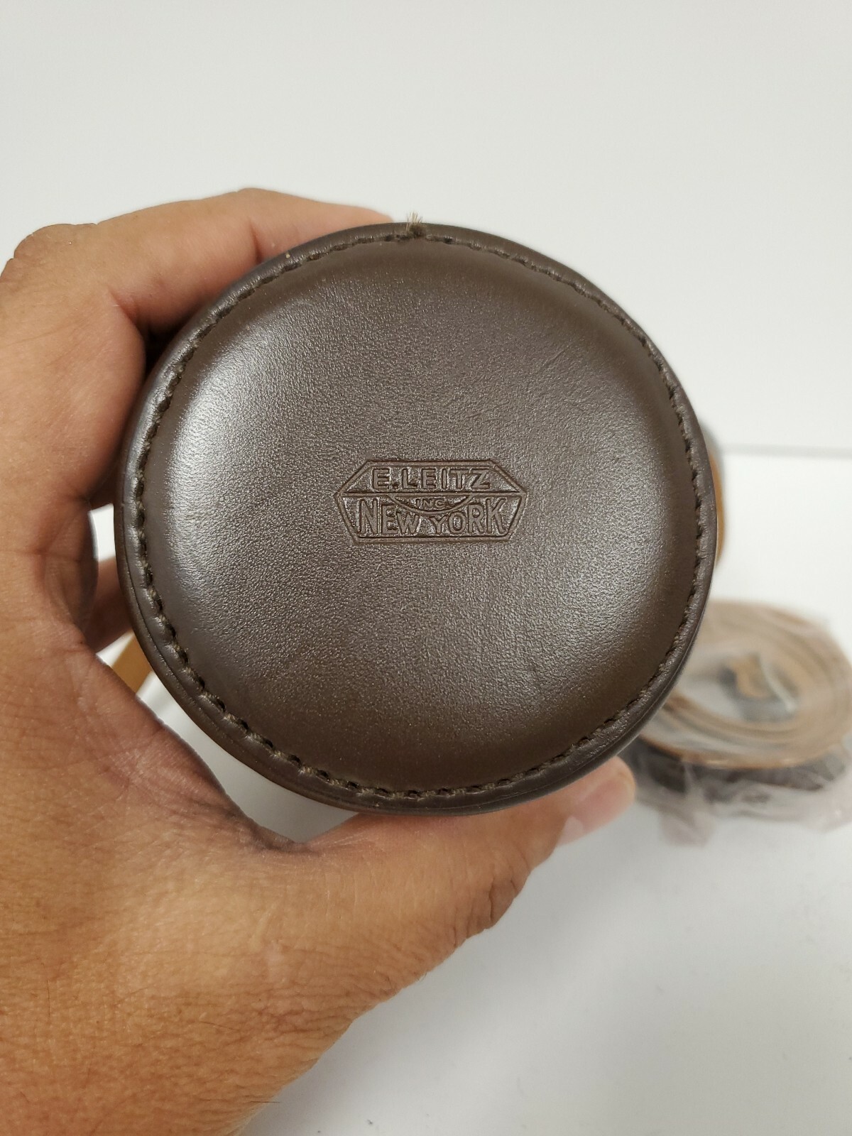 E. Leitz Leather NY #3 Brown