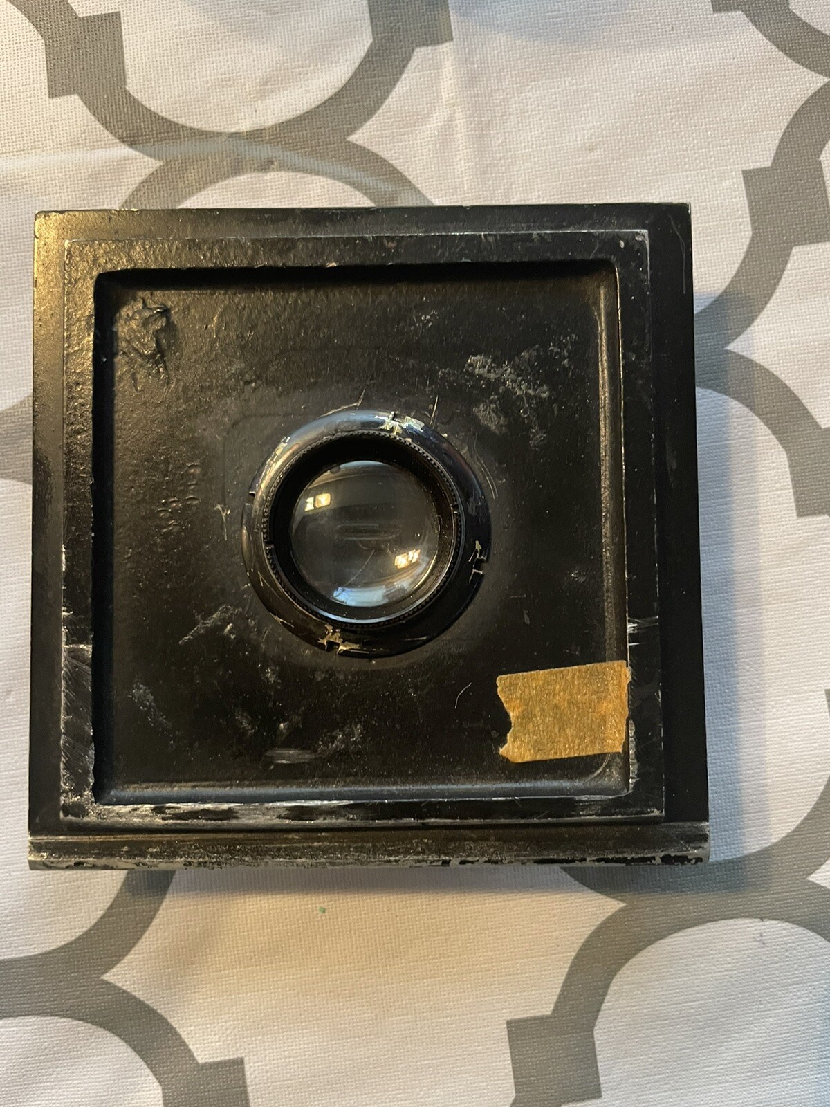Meyer Gorlitz No. 791728 Veraplan 1:4.5 F=10.5 Cm Lens Mounted On Plate