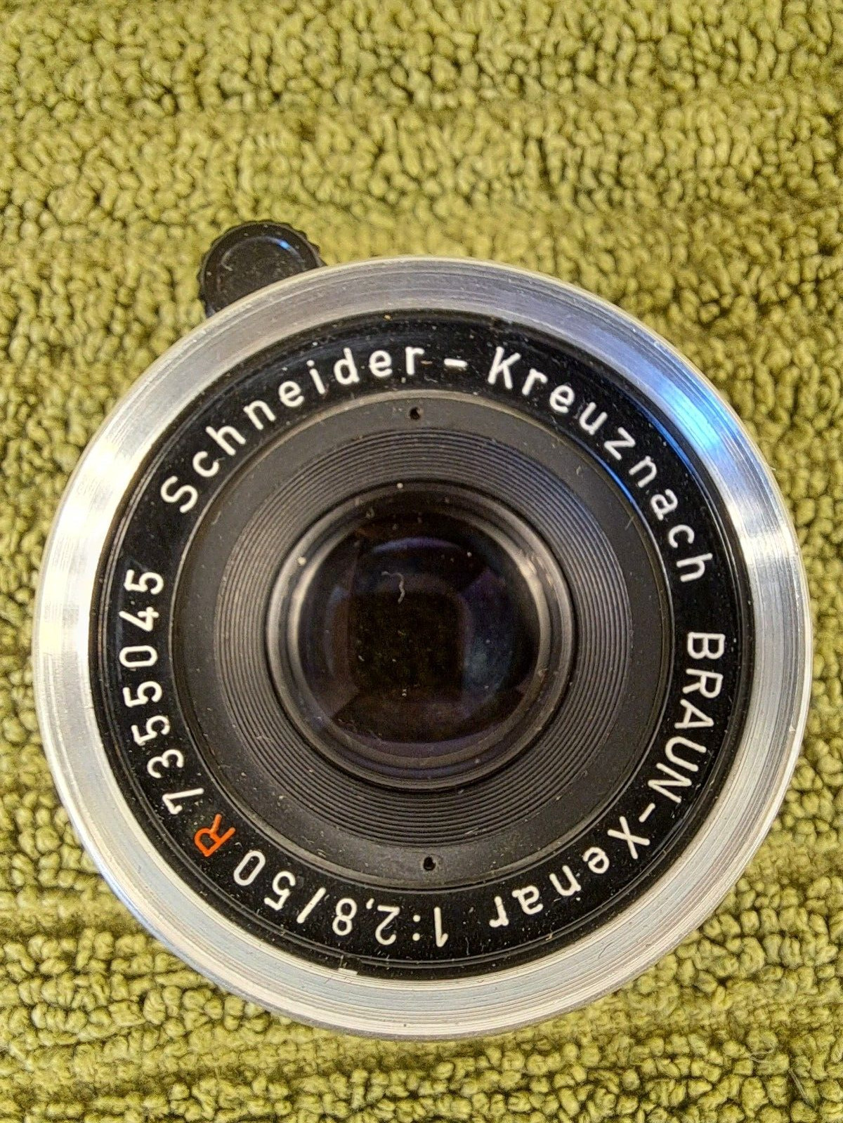 Schneider-Kreuznach BRAUN-Xenar f2.8/50R Compur Lens Front Part Only – Germany