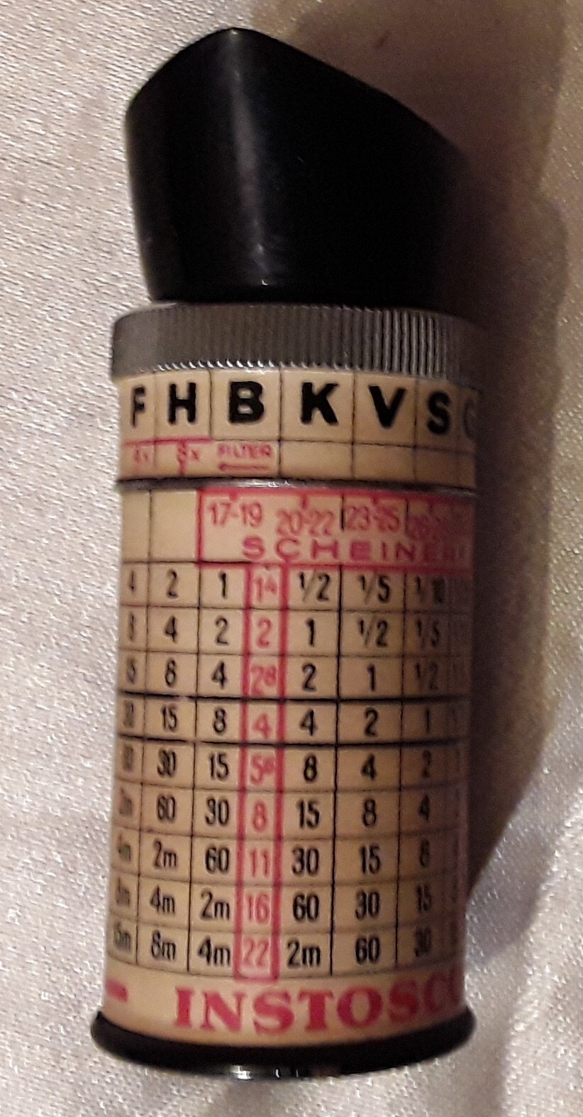 DREM INSTOSCOPE SCHEINER Extinction Meter with Leather Case – Made In Austria