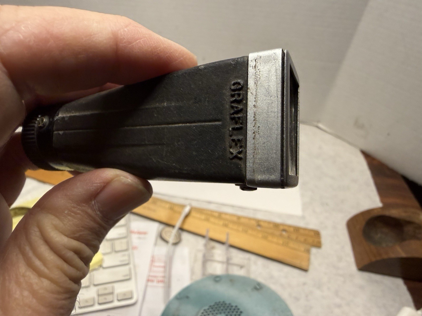Graflex Optical Tube Viewfinder Body Vintage Press Camera Accessory