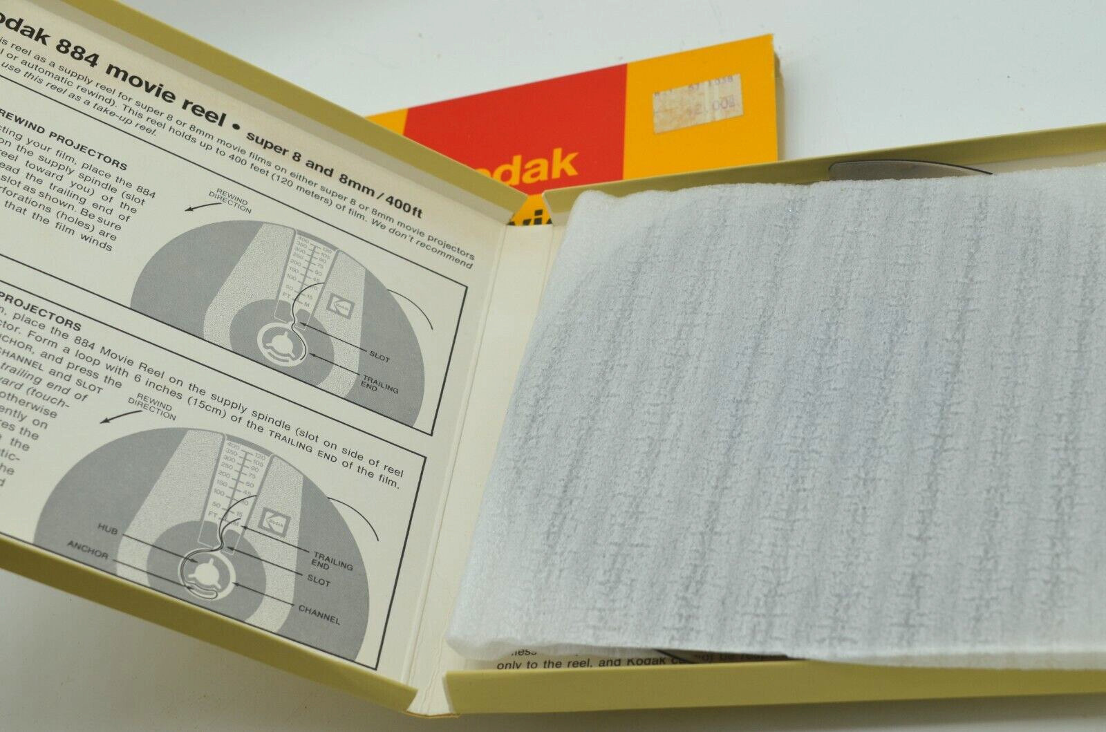 Vintage Kodak 884 Movie Reel For Super 8 and 8mm/400ft – A