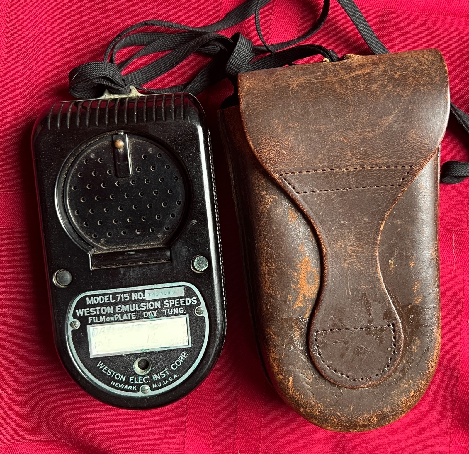 3 Vintage Exposure Meter Lot Weston Master 715 Sekonic GE Mascot II – Working