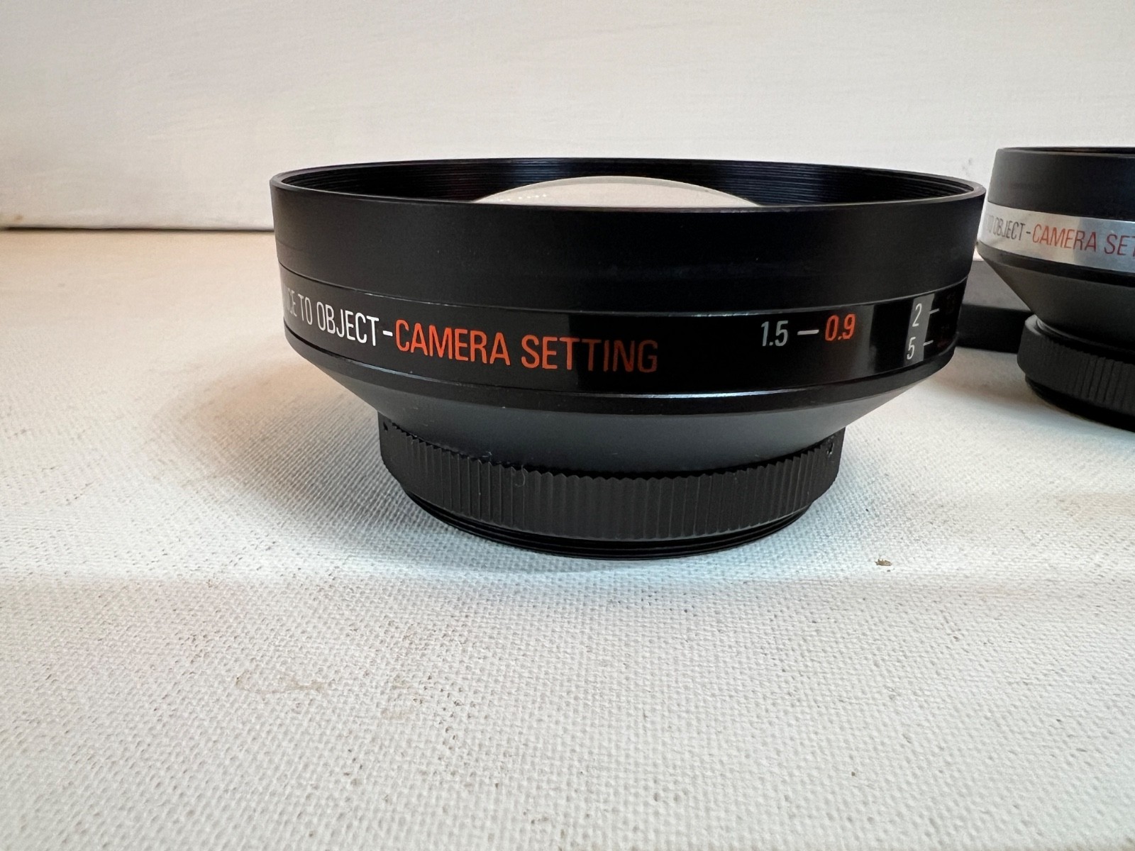 Samigon Wide Angle & Telephoto 2 LENS Set w/ case, Telewide Finder, Tiffen 35.5F