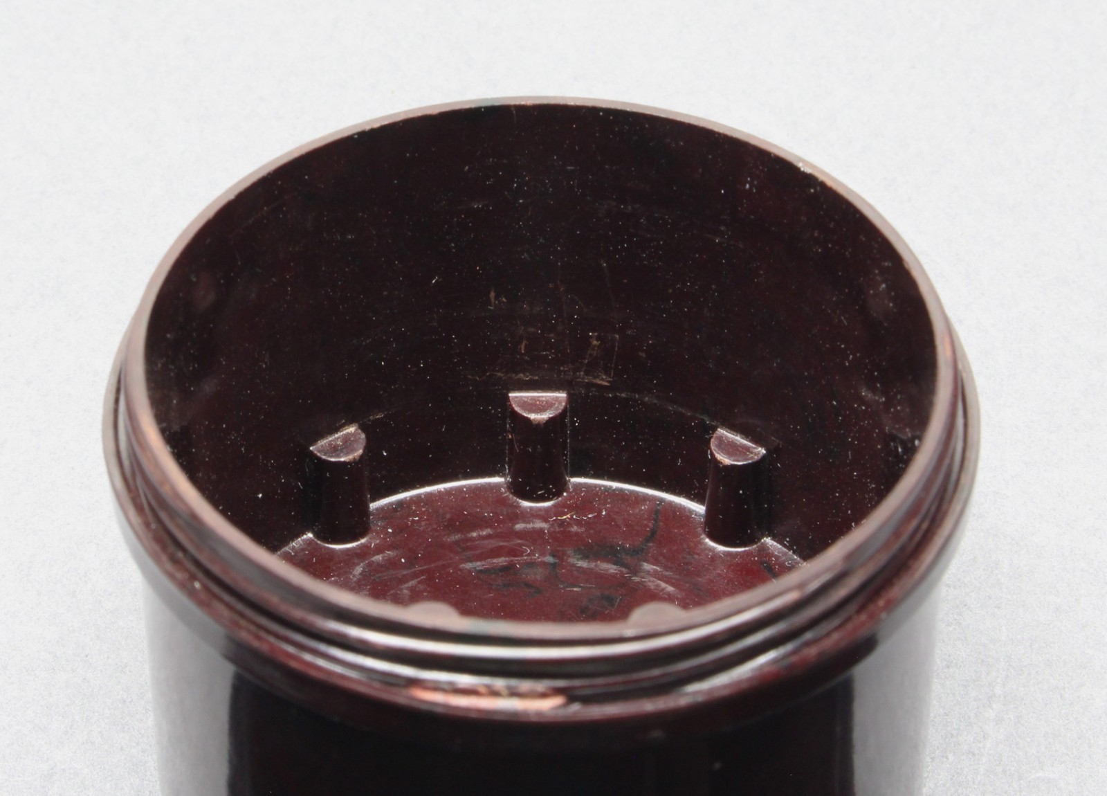 Leitz Wetzlar Dark Brown Bakelite Lens Case for Leica 5cm Elmar or Summar