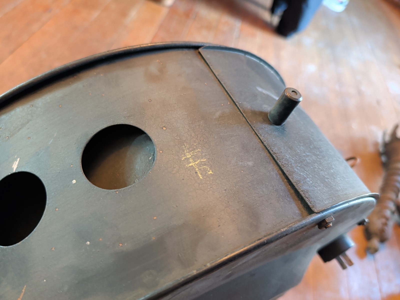 VICTOR ANIMATOGRAPH SPOT FLOOD LIGHT MODEL 10 EARLY FILM RARE METAL STAGE PROP