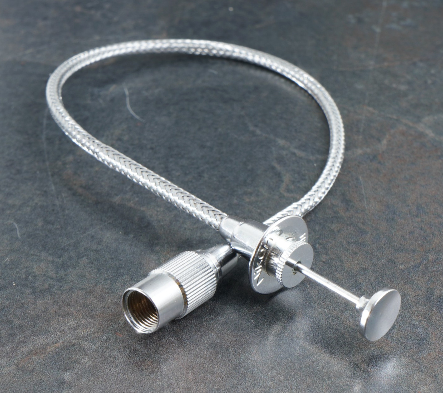 -[EX++]EARLY Silver Nikon AR-2 Cable Shutter Release SP S4 S3 S F S2 Leica