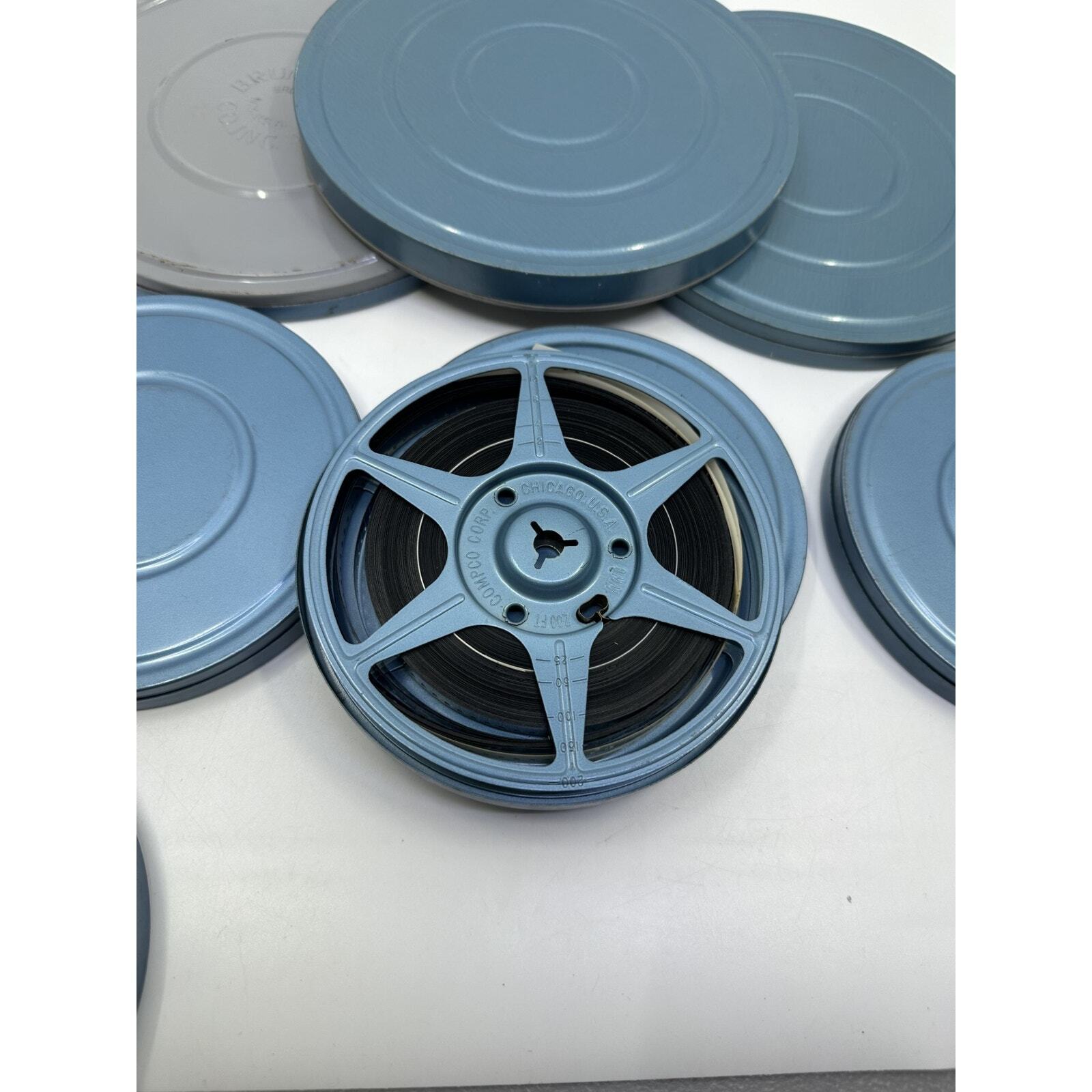 Vintage Korvette Dept. Store Film Canisters with Storage Case & Accessories