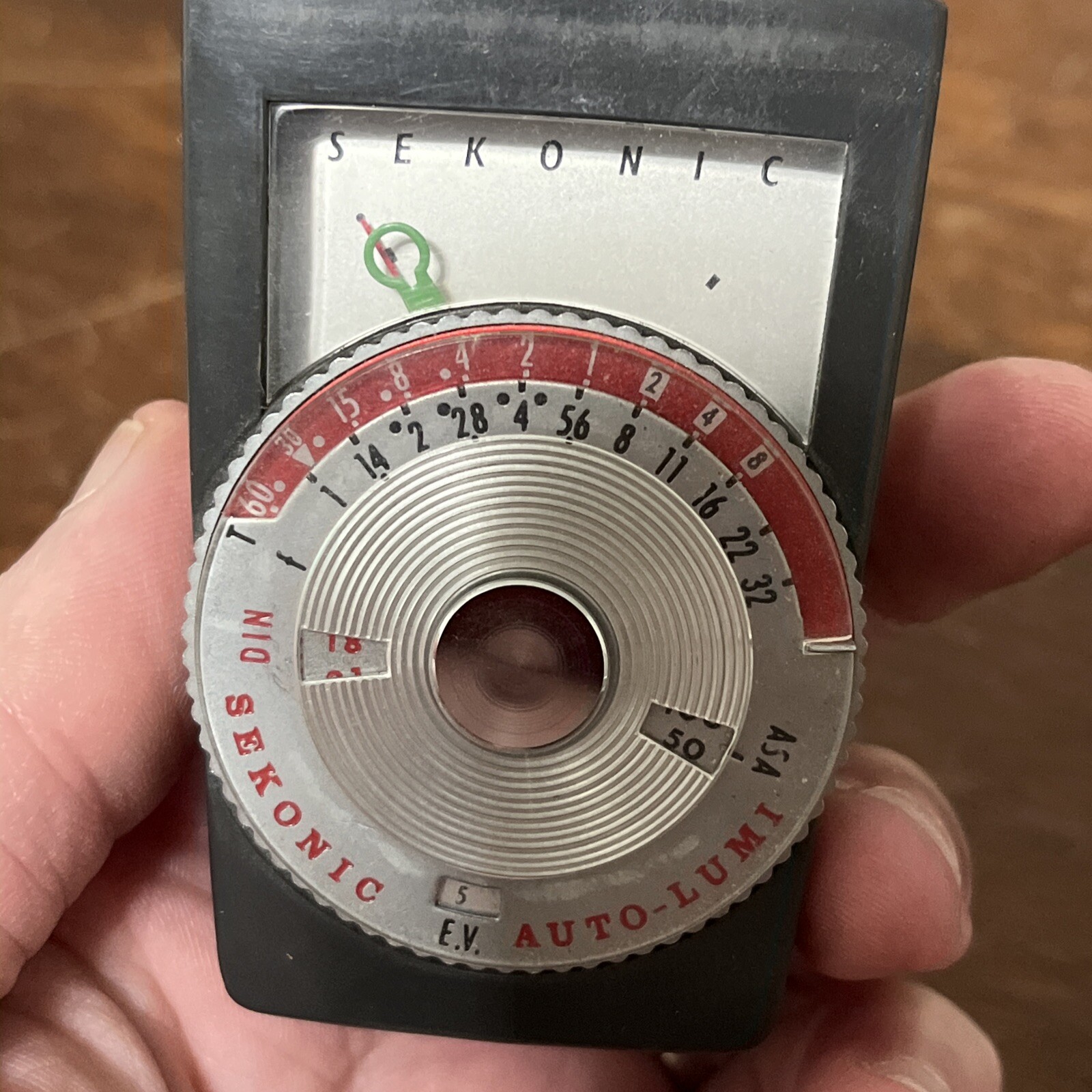 Vintage Sekonic Light Exposure Meter Auto-Lumi With Leather Case