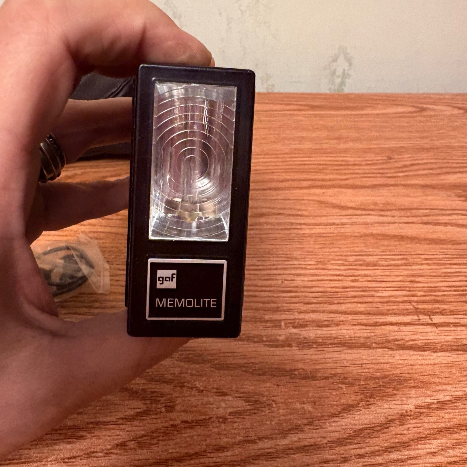 Vintage Gaf Memolite Universal Flash for SLR Hot Contact Cameras Sync Socket