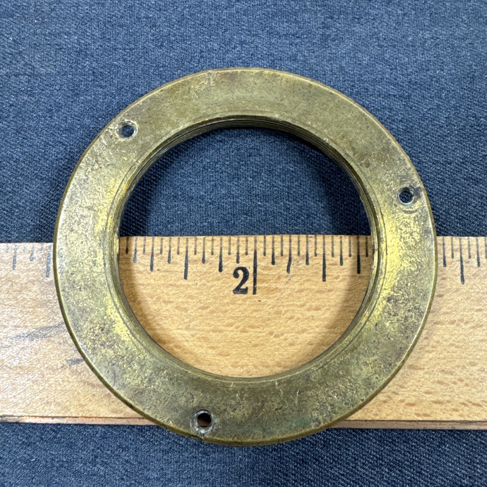 47mm Brass Mounting Flange for Antique Lens and Wooden Camera – 10