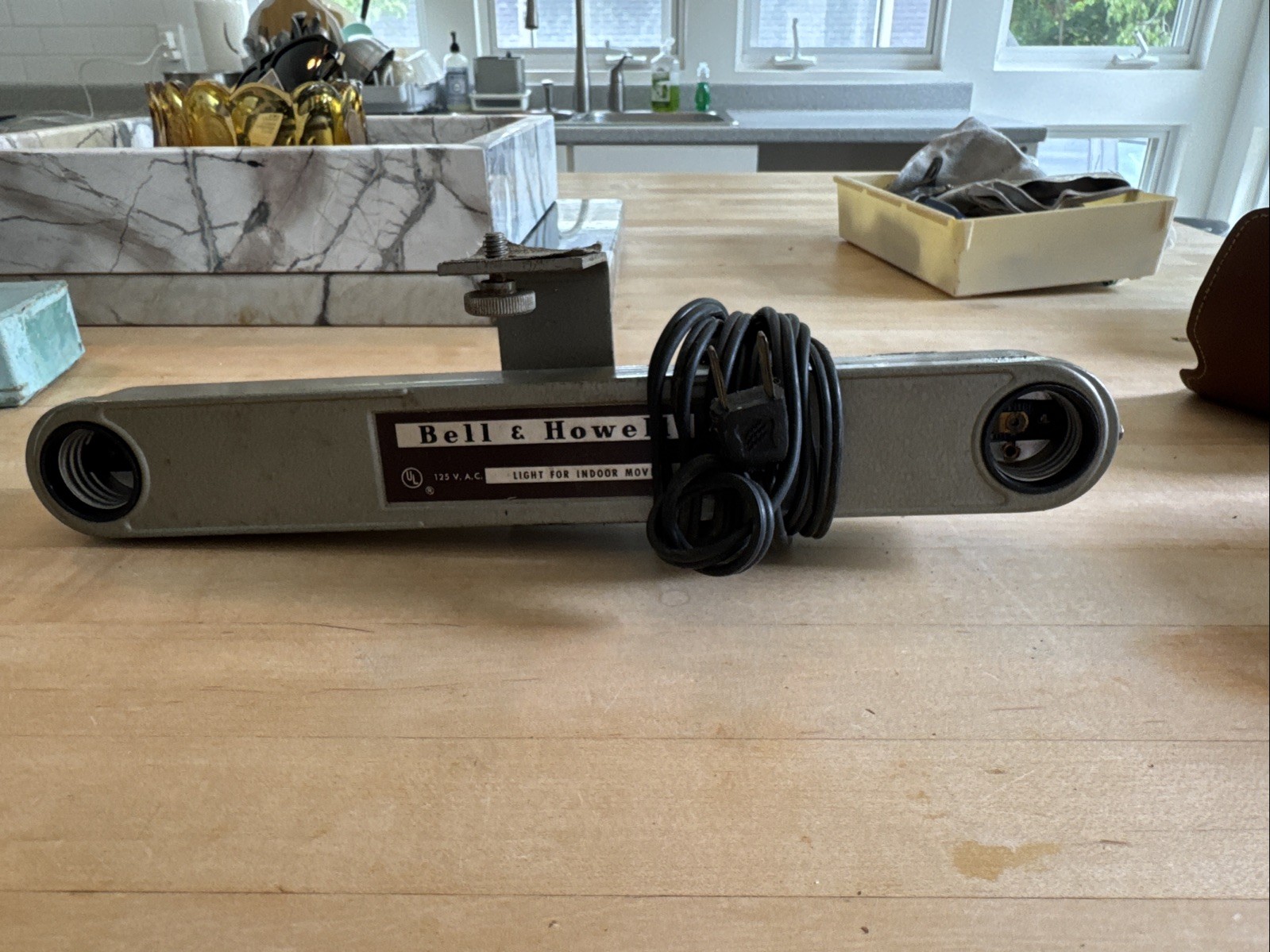 Bell & Howell Light for Indoor Movies 8mm 16mm Vintage Camera Accessory