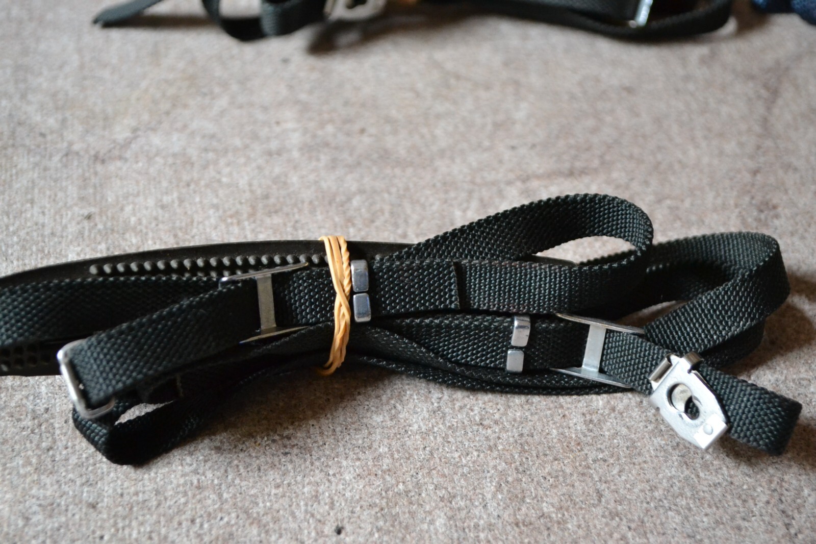Original neck strap with fasteners for Kiev-6 60 shoulder pad medium format 1 ps