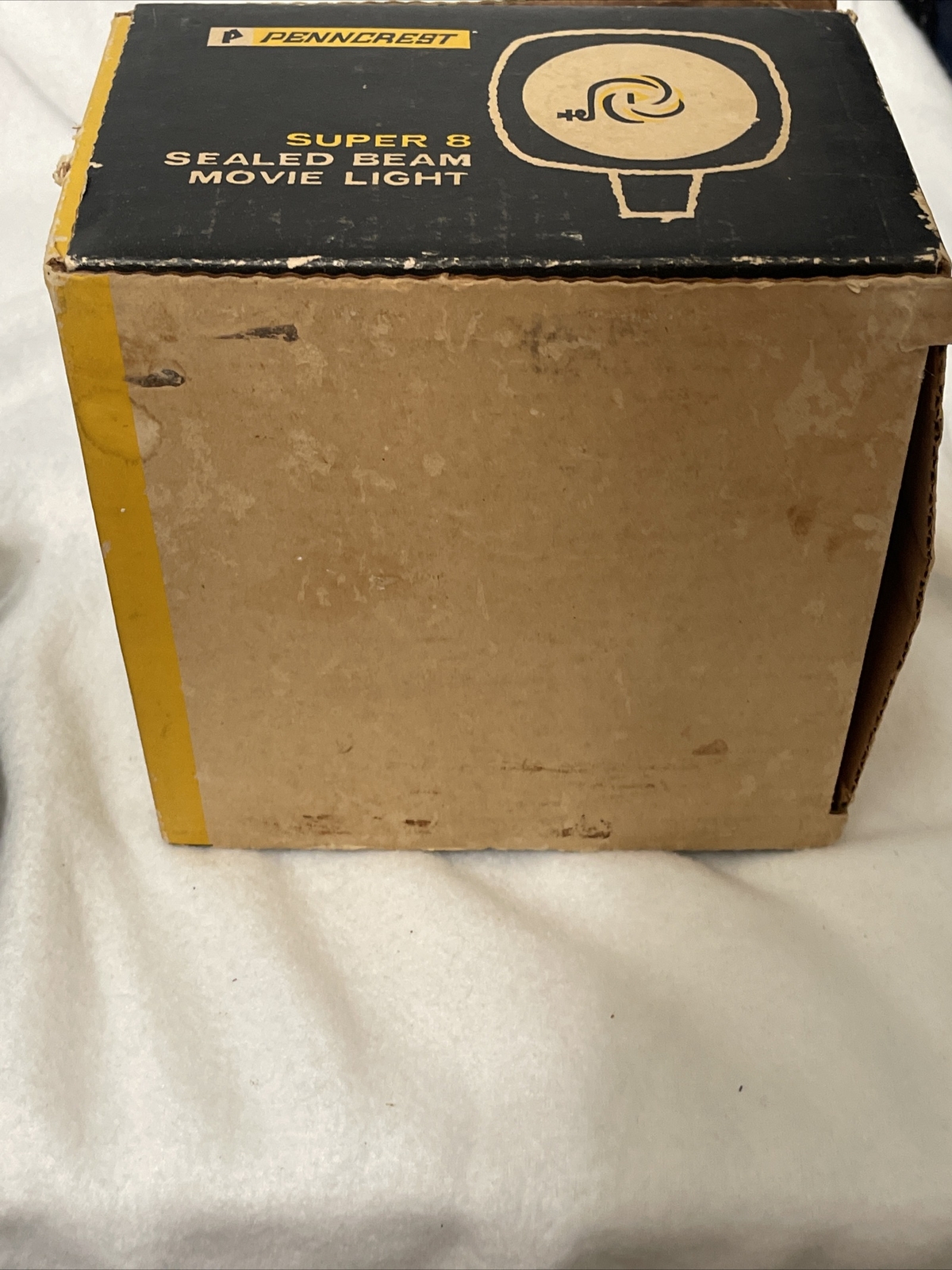 Vintage Penncrest Super 8 Sealed Beam Movie Light Working With Box Display Prop