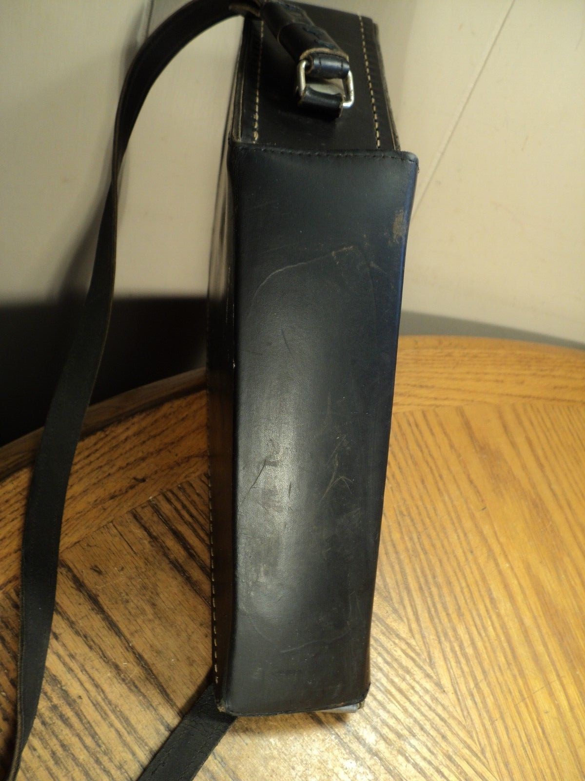 Vintage Bell & Howell Leather Camera Case w/ Strap – 13″ Tall