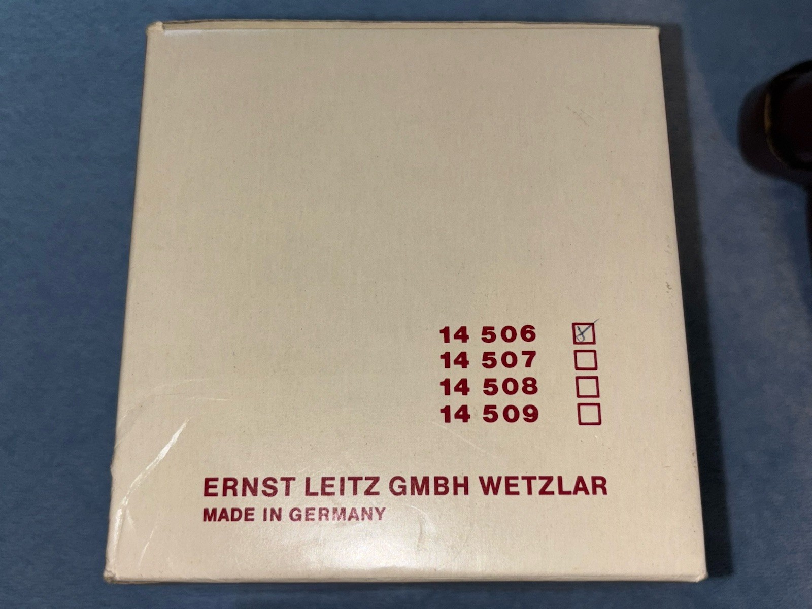 Leica Case Soft Shell Ernst Leitz GMBH Wetzlar 14 506 Case w/Box