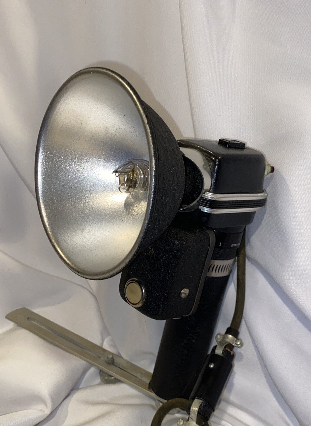 Vtg Foto Flash Co. Model 1 w/ Medical Flash Ring light + Reflector Flash *TESTED