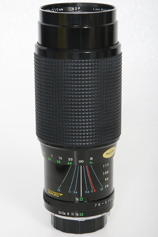 Soligor 78-210mm f3.5 Telephoto Zoom Lens Minolta MC and MD Mount