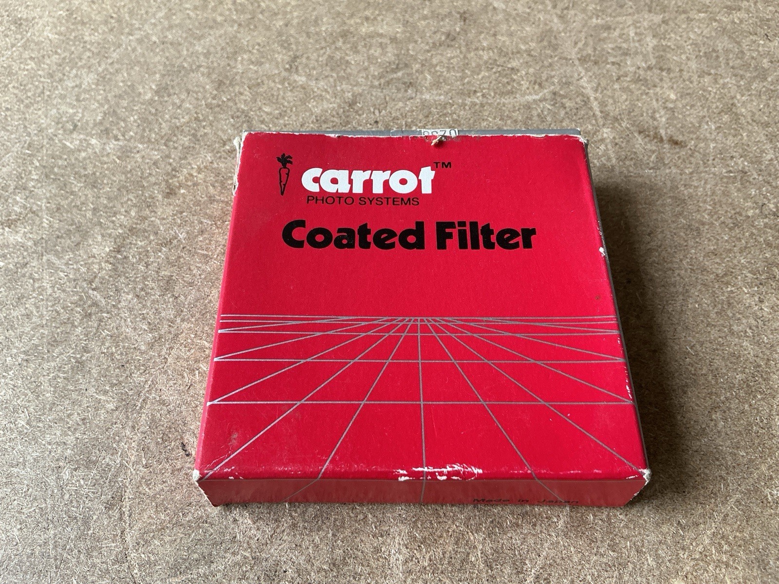 55mm Vintage Camera Lens Filter by Carrot Photo Systems Coated Made in Japan