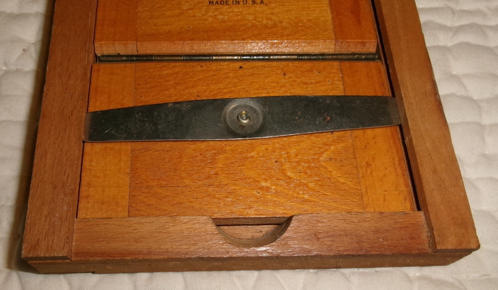 Antique Eastman Kodak Auto Mask Printing Frame Negatives Wood Oak 3 1/4 x 5 1/2