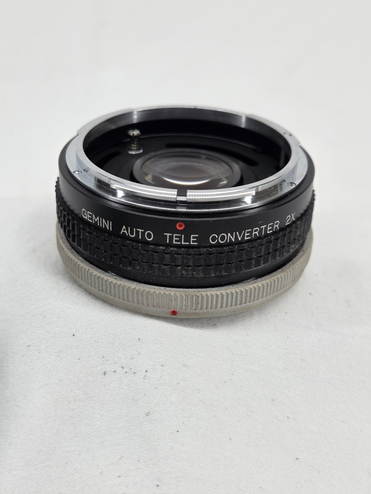 Gemini Auto Tele Converter 2X Lens for Canon FD Case & End Caps Made in Japan